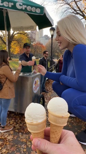 I’m going to need more scoops because that whole ice cream was one bite for me #tallgirls #giantess #taller #height #icecream