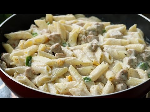 The Most Delicious White Sauce Pasta Recipe 😍