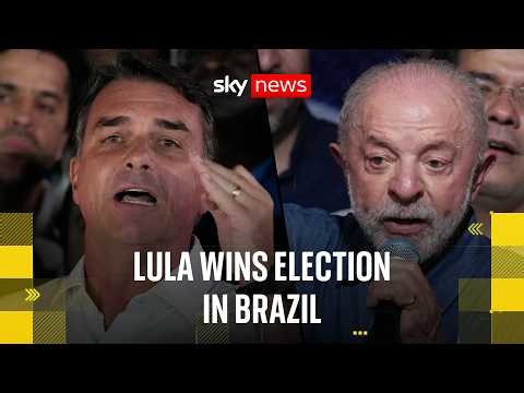 Lula re-elected president in Brazil - as Flavio Bolsonaro calls for result to be annulled