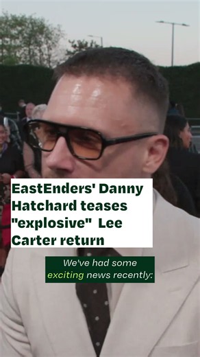 Danny Hatchard on Lee Carter's EastEnders return for Linda's exit