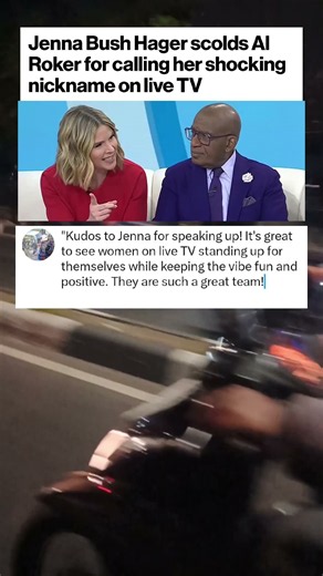 Jenna Bush Hager scolds Al Roker for calling her shocking nickname on live TV#entertainment