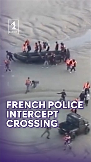 French police intercept crossing