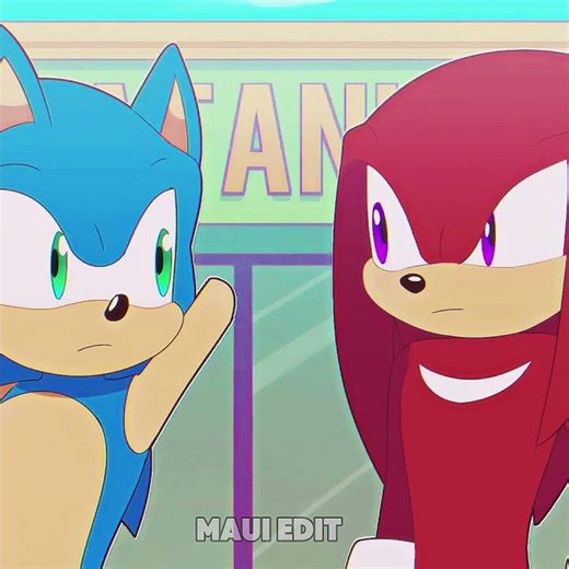 KNUCKLES & SONIC PLAN TO WATCH ROUGE'S DANCE... AMY CATCHES THEM! 😂💥 #sonic #amy