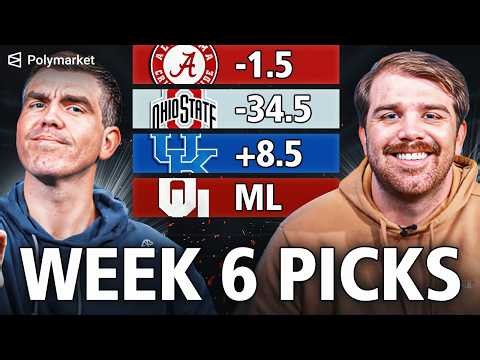 CFB Week 6 BEST PICKS and BIGGEST UPSETS