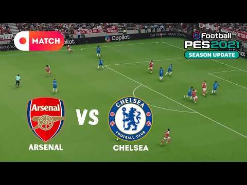 Arsenal vs Chelsea – eFootball PES 2021 Full Gameplay Simulation