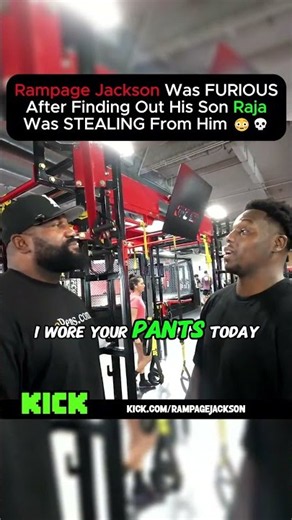 Rampage Jackson Was FURIOUS After Finding Out His Son Raja Was STEALING From Him 😳💀 #rampage