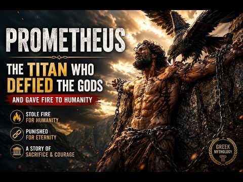 🔥 Prometheus: The Titan Who Stole Fire From the Gods