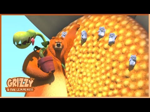 Lemmings Plant | Grizzy & the lemmings | 20' Compilation | 🐻🐹 Cartoon for Kids