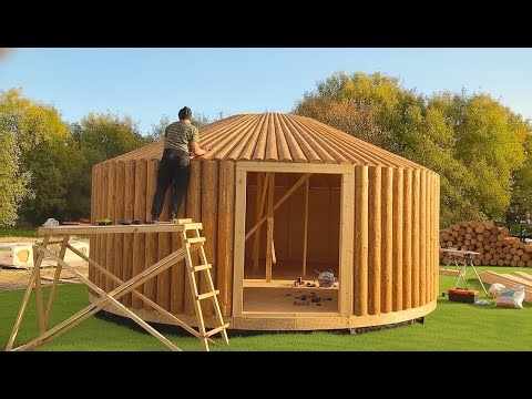 Building OFF-GRID Timber-Frame Houses in 5 and 10 Days | From Start to Finish