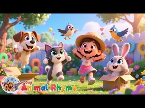 Pop Goes the Weasel Animal Party | Bella’s Fun Surprise & Dance Song