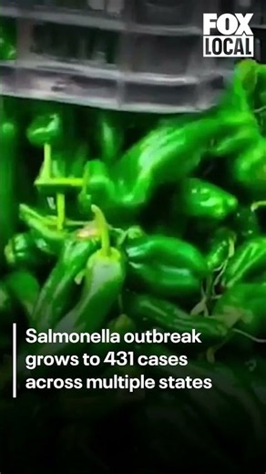 Salmonella outbreak grows to 431 cases across multiple states: CDC