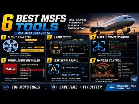 MSFS 2024 BEST Free Tools You NEED Right Now | Flight Roulette, Land Guide + More