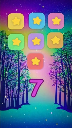 Number 7 - SEVEN 🌟 Count to 7 | Kids Learning Video