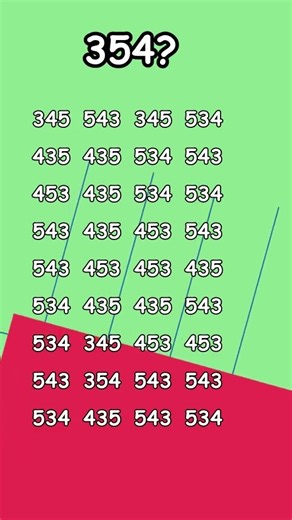 "Ultimate Number Puzzle Challenge: Can You Find 354?"