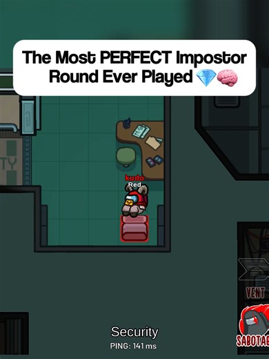 The Most PERFECT Impostor Round Ever Played 💎🧠 #story #kira #smart #amongus #peak