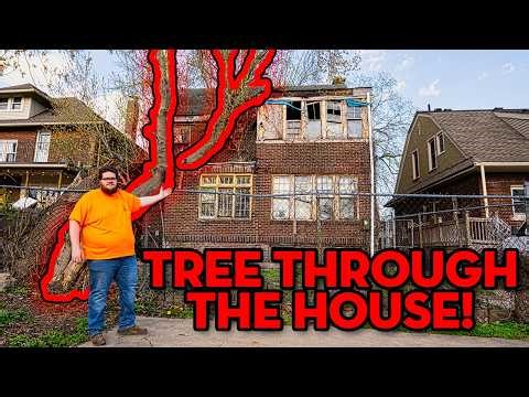 You Won't BELIEVE How FILLED This House With Old Technology And Junk! ABANDONED Detroit House!