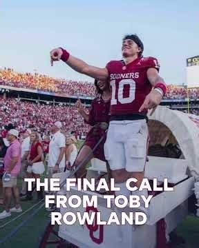 Toby Rowland's final call as Oklahoma STUNS No. 1 Texas! | Red River Rivalry
