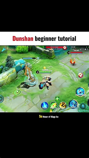 Learn how to use Dunshan #HonorofKings #HoK #TaraHOK #HOKDunshan #HOKNewHero