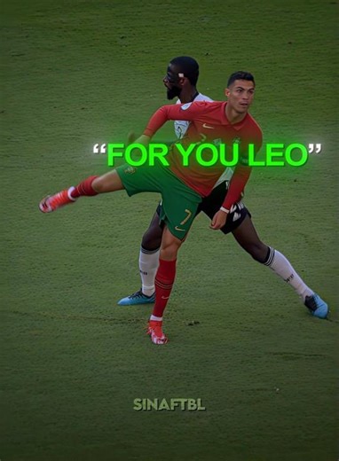 Ronaldo & Messi Friendship ❤🩹