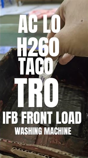 ERROR IN IFB WASHING MACHINE