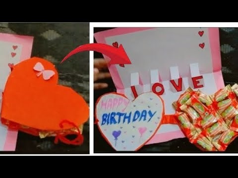 DIY Greeting Cards for Birthday / Chocolate explosion box tutorial / How to make Explosion Box |Gift