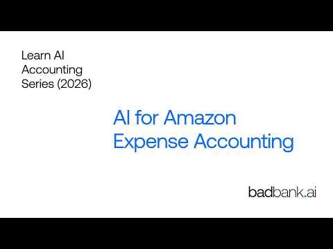 Learn AI Accounting Series (2026) | AI-Powered Amazon Transaction Data Extraction