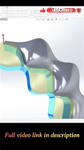 Learn Advanced Surface Modeling in SolidWorks | Wave Weave Vase | Step by Step Tutorial #solidworks