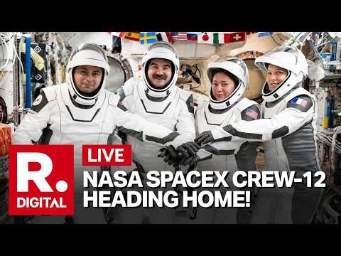 NASA SpaceX Crew-12 LIVE: Astronauts Depart ISS, Begin Journey Back To Earth | Space News
