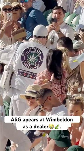 Ali G Brings His Wild Character to Wimbledon 😭🔥#alig