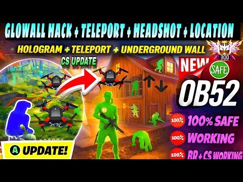 FF Max + FF GLOBAL 3DHologram Config File | Free Fire Enemy Location Hack | Free Fire panel mobile