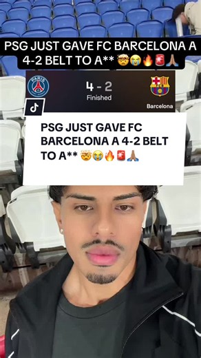 PSG JUST GAVE FC BARCELONA A 4-2 BELT TO A** 🤯😭🔥🚨🙏🏽 Vitinha goal today Doue goal today Ruiz goal today #doue #psg #fcbarcelona #championsleague #guapmotion