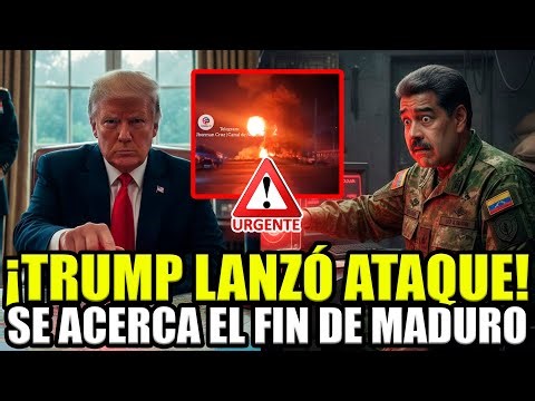 🚨¡TRUMP CONFIRMÓ ATAQUE EN VENEZUELA! MADURO ESCONDIDO Y SIN DECLARACIONES
