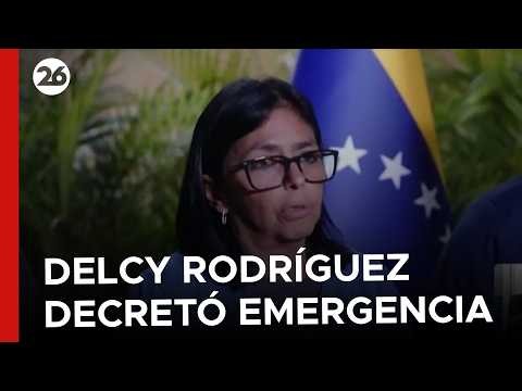 🚨 VIVO - CADENA NACIONAL POR TERREMOTO | Delcy Rodríguez declaró estado de emergencia en Venezuela