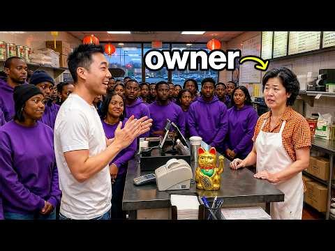I Surprised Empty Restaurants with 100 Friends