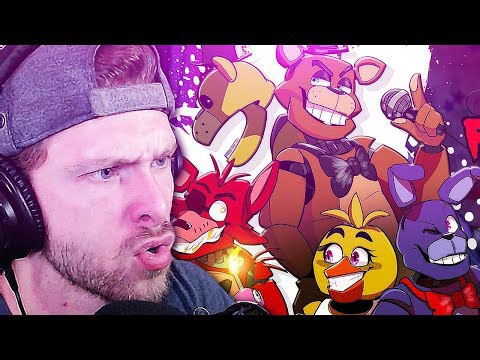 Vapor Reacts to FNAF 1 Song Remix Cover by APAngryPiggy