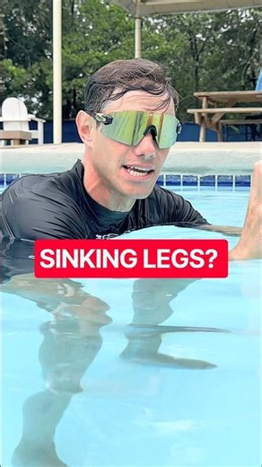 Sinking Legs While Swimming Instant Fix #howtoswim #swimming #shorts