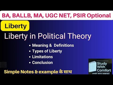 Liberty in Political Science | Meaning, Types & Importance | Short Notes for UGC NET & Students
