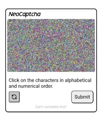 Apparently this new captcha takes Claude Fable 10 minutes and over 100,000 tokens to complete, but looks easy to complete for real users.