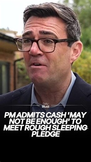 Burnham admits there might 'not be enough' cash for homeless