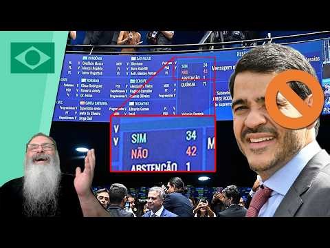 DIA HISTÓRICO! SENADO reprova BESSIAS em RECADO ao STF e ao GOVERNO LULA que FICA SEM SUSTENTAÇÃO