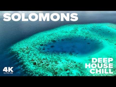 Ocean Therapy 🌊 | Solomon Islands Luxury Pacific Calm | 2.5 Hours Deep House Drift for your TV