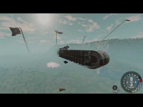 Toilet Rampage #5 | FULL CRASH - Open-Top Double-Decker Bus vs 20 Portable Toilets #beamngdrive