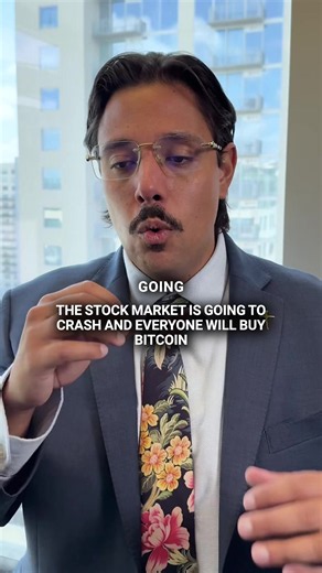 The stock market is going to crash and everyone will buy bitcoin. What we're moving into is inside. Link in bio or skool.com/coinpicksgenesis. A dollar a month. You have to understand what this asset class actually did last cycle, because bitcoin went up 650% from the bottom to the top while the stock market is sitting at an all time high as we speak, and an all time high is not a good thing to be holding. Meanwhile bitcoin is integrated into the government at this point and it's classified as a