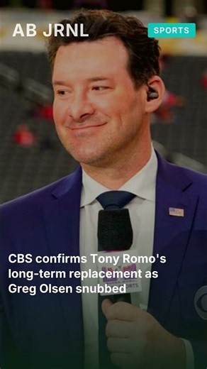 CBS confirms Tony Romo's long-term replacement as Greg Olsen snubbed #shorts