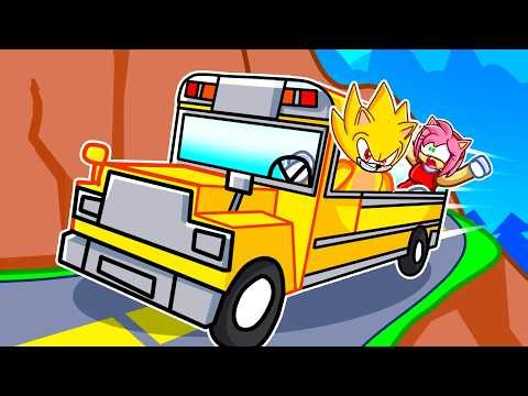 Super Sonic Drives a Bus In Roblox