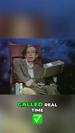Stephen Hawking on Real Time