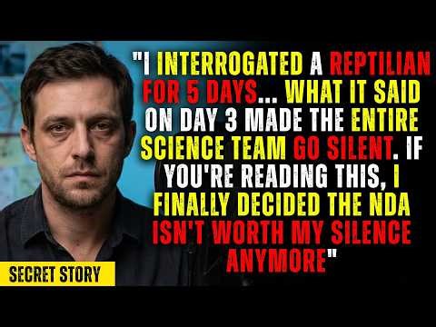 Ex-FBI Agent Interrogated a Captured Reptilian — What It Confessed About Humanity Was Terrifying
