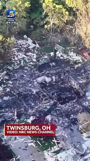 AERIAL VIDEO: Houses destroyed after gas explosion in Ohio