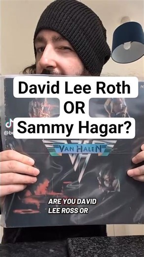 David Lee Roth or Sammy Hagar—which era was better? 🔥 #vanhalen #80srock #classicrock
