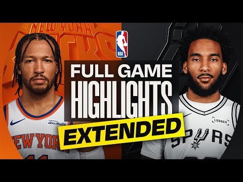 EXTENDED: KNICKS at SPURS | FULL GAME HIGHLIGHTS | December 31, 2025